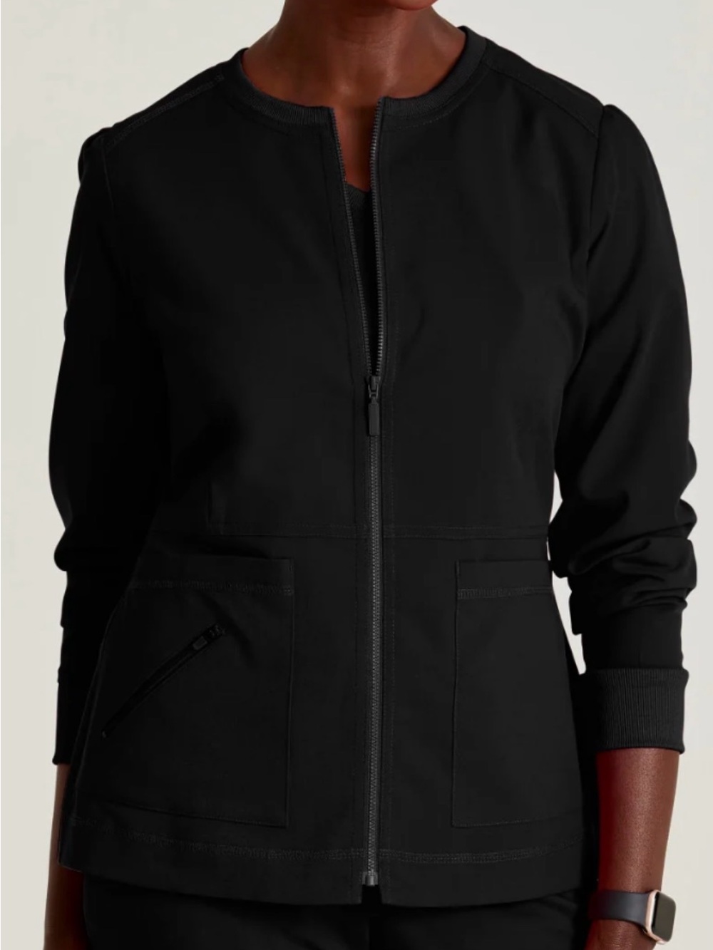Greys Anatomy Millie Jacket Stretch Black Sz S